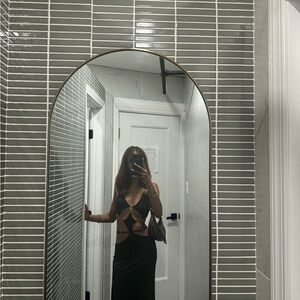 Black Cut-Out Maxi Dress